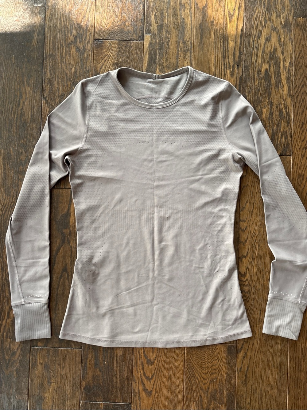 lululemon athletica Long Sleeve Performance Top - Light Gray
